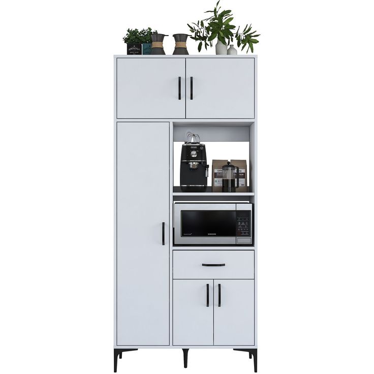Aamiaiskaappi Linento Furniture JE165 - 3279 valkoinen