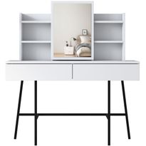 Meikkipöytä Linento Furniture BJ126 - 3248 valkoinen