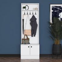 Eteisen säilytyskokonaisuus Linento Furniture M16-1572, valkoinen