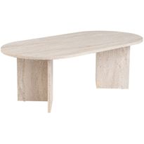 Sohvapöytä Linento Furniture Sable 119x40cm travertiini, Verkkokaupan poistotuote