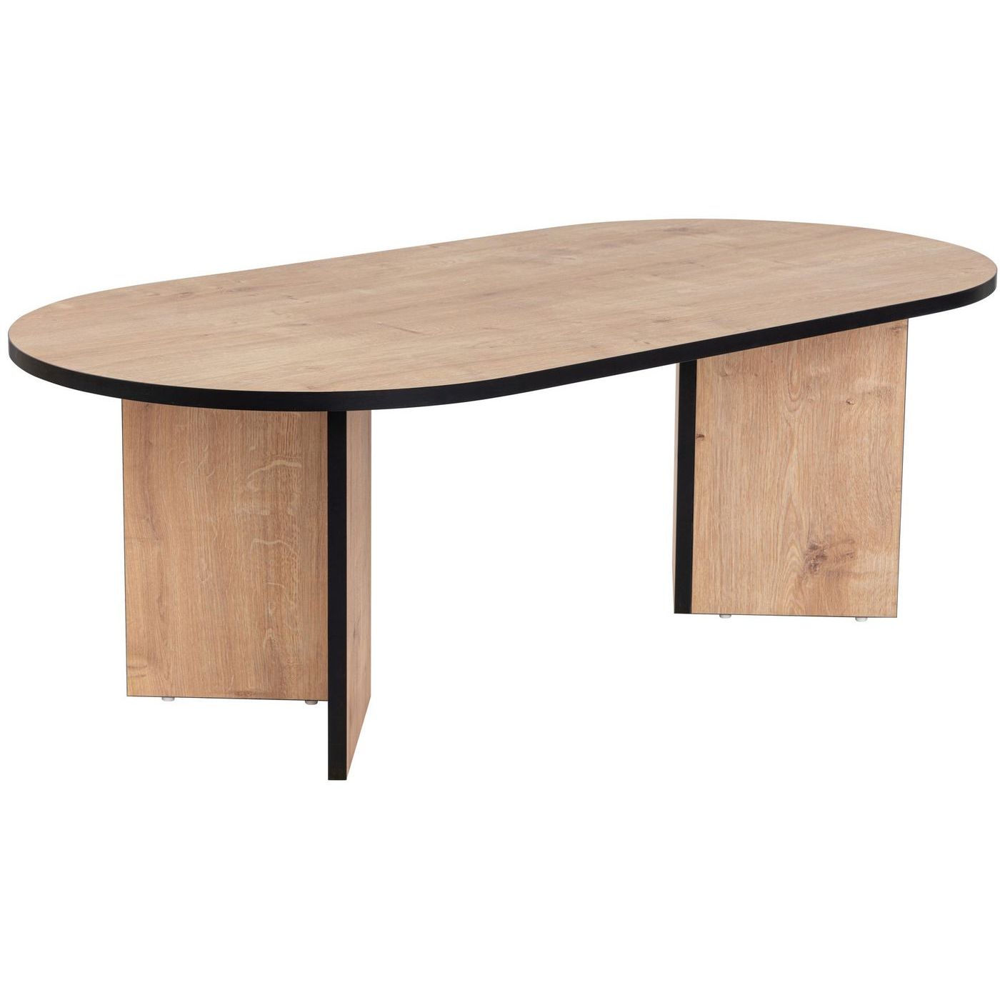 Sohvapöytä Linento Furniture Sable 119x40cm tammi/musta