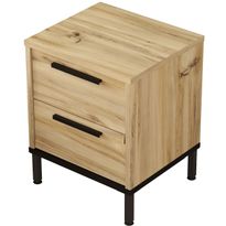 Yöpöytä Linento Furniture LV24, puukuosi, ruskea