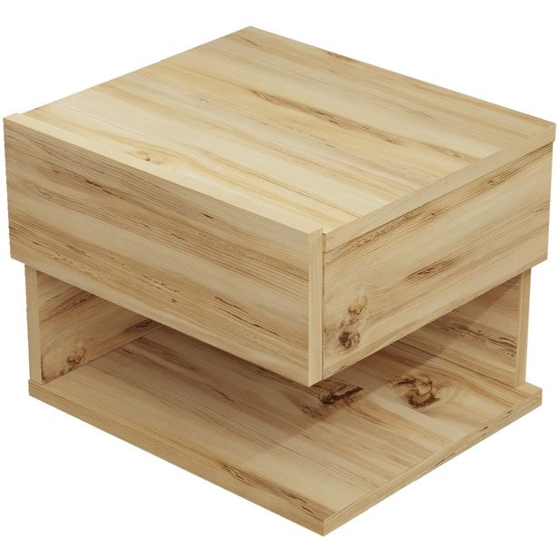Yöpöytä Linento Furniture LV27, ruskea