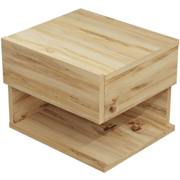 Yöpöytä Linento Furniture LV27, ruskea
