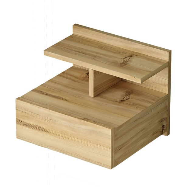 Yöpöytä Linento Furniture LV28, puukuosi, ruskea