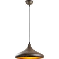 Riippuvalaisin Linento Lighting Barek, Ø35cm, säädettävä korkeus, patina
