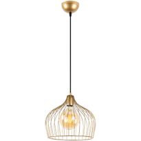 Riippuvalaisin Linento Lighting Bek, Ø30cm, säädettävä korkeus, kulta