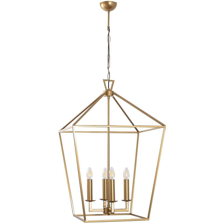 Kattokruunu Linento Lighting Till, 50cm, 4xE14, kulta