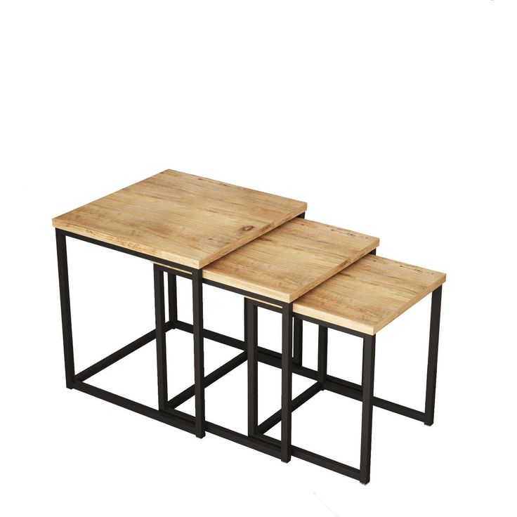 Sarjapöytä Linento Furniture VG7, 3-osainen, ruskea