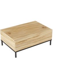 Sohvapöytä Linento Furniture LV31-KL tammi/musta