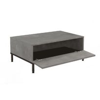 Sohvapöytä Linento Furniture LV31-RL harmaa/musta