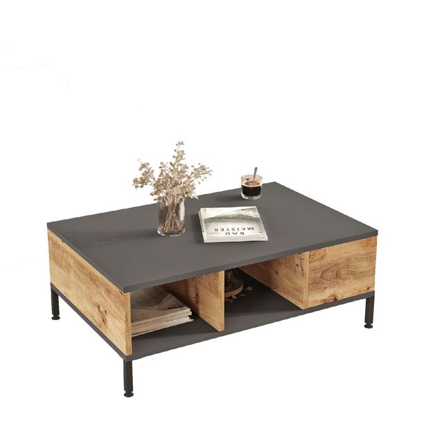Sohvapöytä Linento Furniture RL2-AA Atlantic Pine/antrasiitti