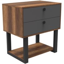 Lipasto Linento Furniture MN03, ruskea/harmaa