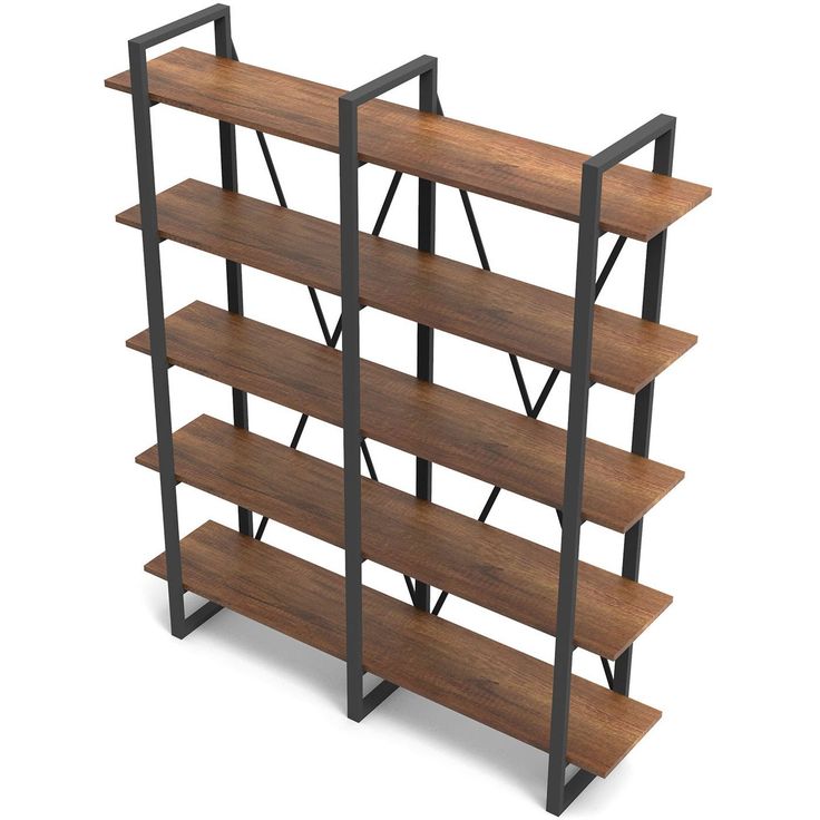 Kirjahylly Linento Furniture MN05, ruskea