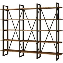 Kirjahylly Linento Furniture ML4, ruskea