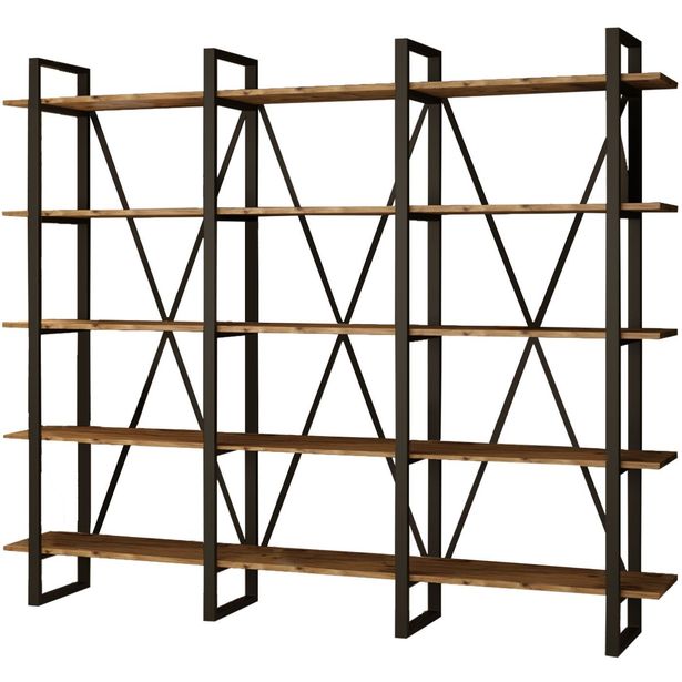 Kirjahylly Linento Furniture ML4, ruskea