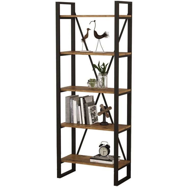 Kirjahylly Linento Furniture ML1, ruskea