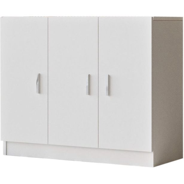 Matala kaappi Linento Furniture Vario E, valkoinen