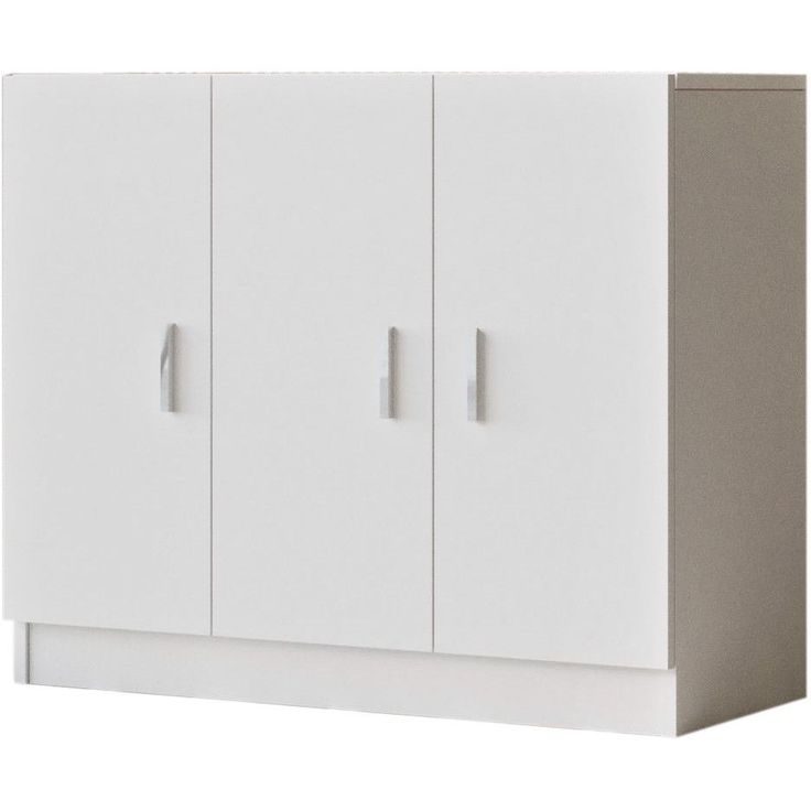 Matala kaappi Linento Furniture Vario E, valkoinen