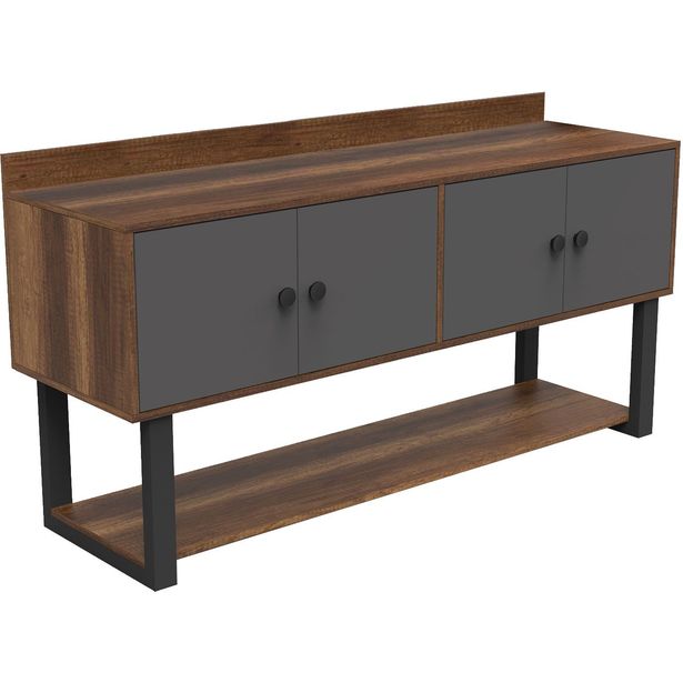Senkki Linento Furniture MN04, ruskea/harmaa