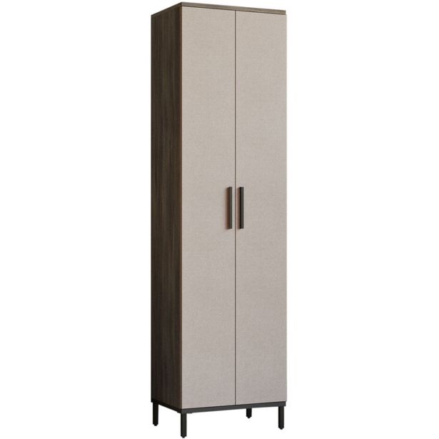 Kaappi Linento Furniture VE4, ruskea/beige