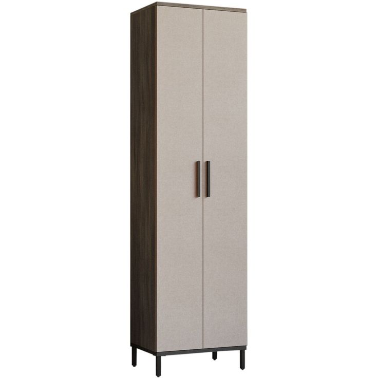 Kaappi Linento Furniture VE4, ruskea/beige