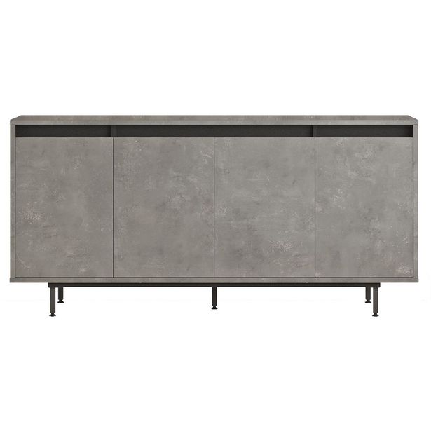 Senkki Linento Furniture LV30-RL harmaa/musta