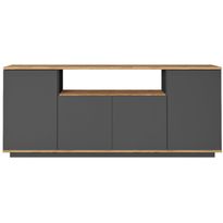 Senkki Linento Furniture FR15-AA mänty/antrasiitti