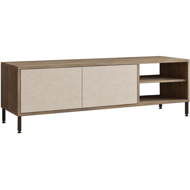 TV-taso Linento Furniture RT3, ruskea/harmaa