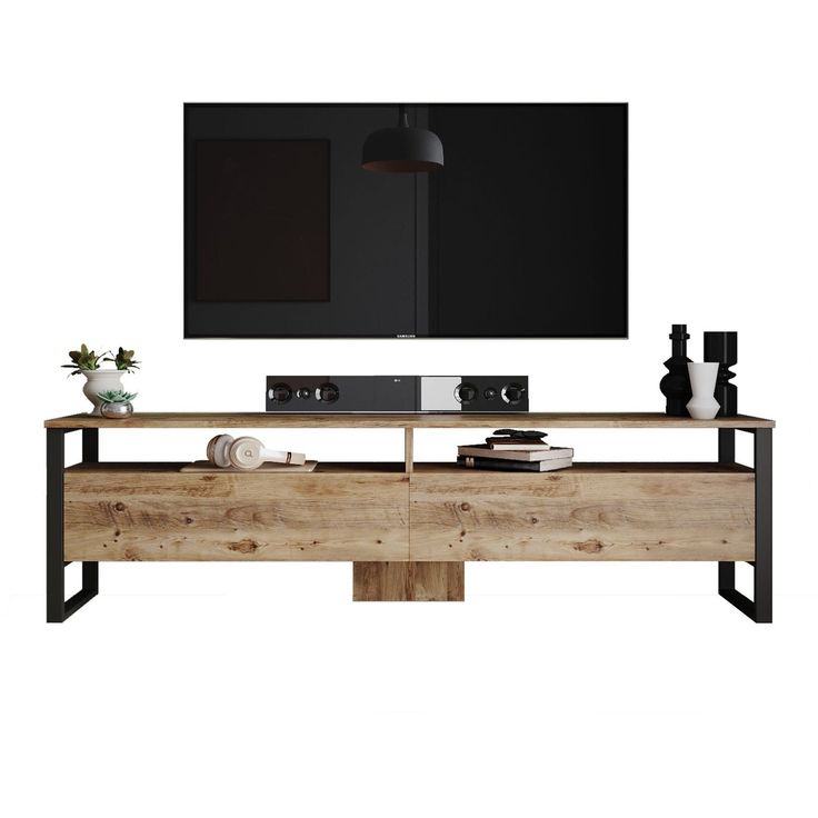 TV-taso Linento Furniture ML19, ruskea
