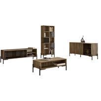 Huonekalusetti olohuoneeseen Linento Furniture NE6, ruskea