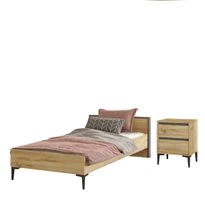 Sänky ja yöpöytä Linento Furniture AR15-KA, eri värejä