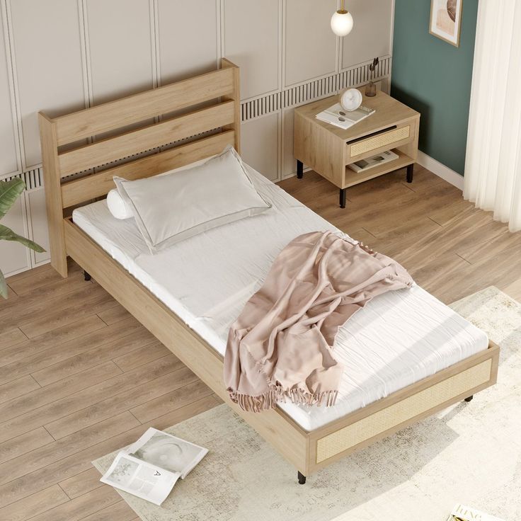 Sängynrunko + yöpöytä Linento Furniture ON22