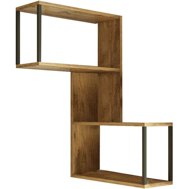 Seinähylly Linento Furniture VG16, ruskea