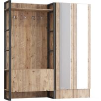 Säilytyskokonaisuus Linento Furniture ML17, ruskea