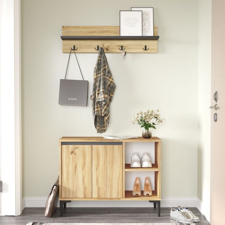 Kenkäkaappi ja seinähylly Linento Furniture AR11, eri värejä
