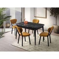 Jatkettava ruokapöytä Linento Furniture Crea, 130/164x80cm