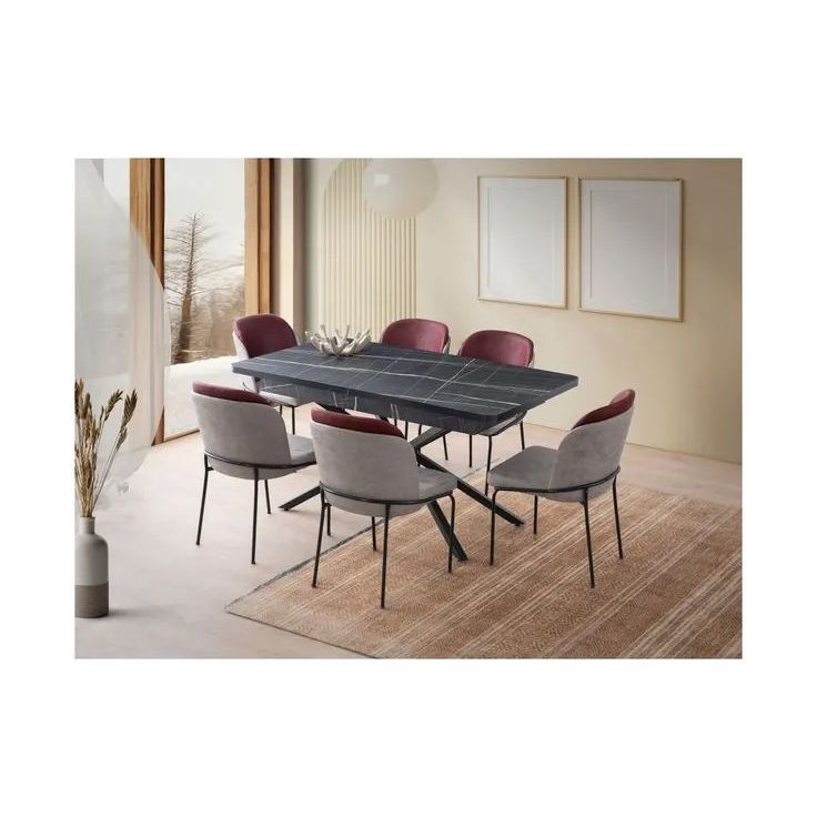 Jatkettava ruokapöytä Linento Furniture Falcon, 160/200x90cm
