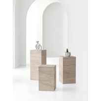 Kukkateline Linento Furniture L.Ciceklik-9540, beige travertiinikuosi