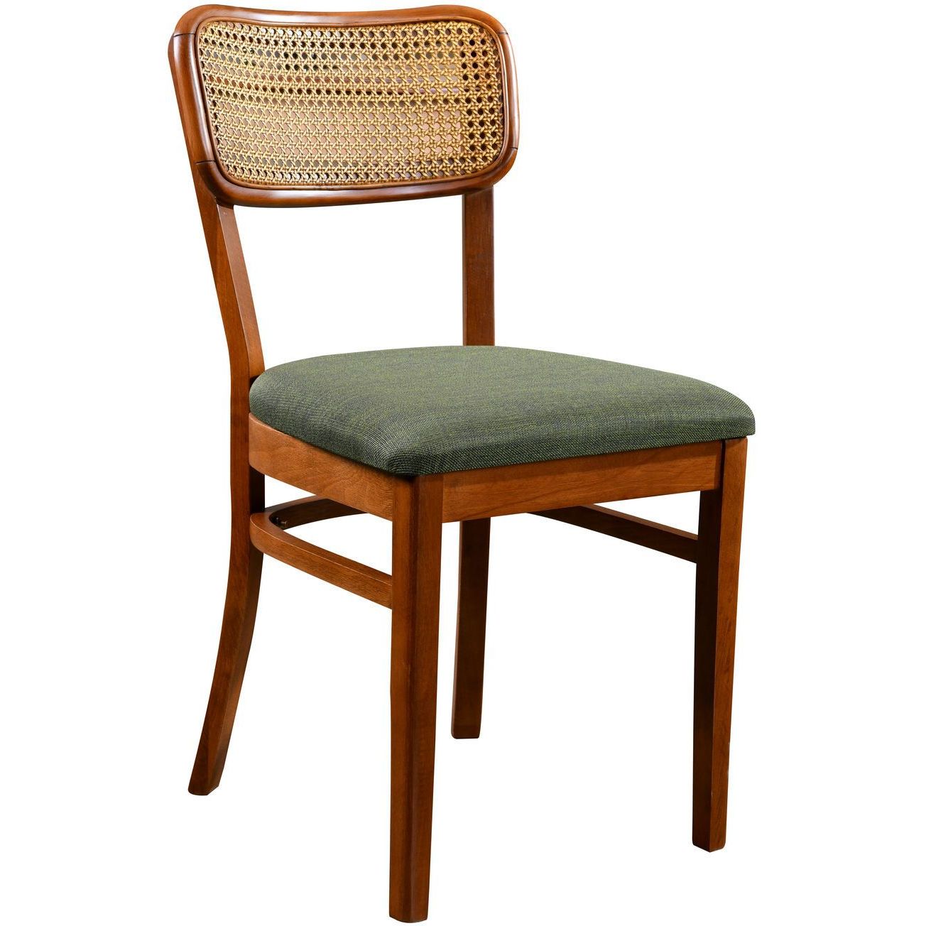 Ruokapöydän tuoli Linento Furniture Morocco, 2kpl, ruskea/vihreä