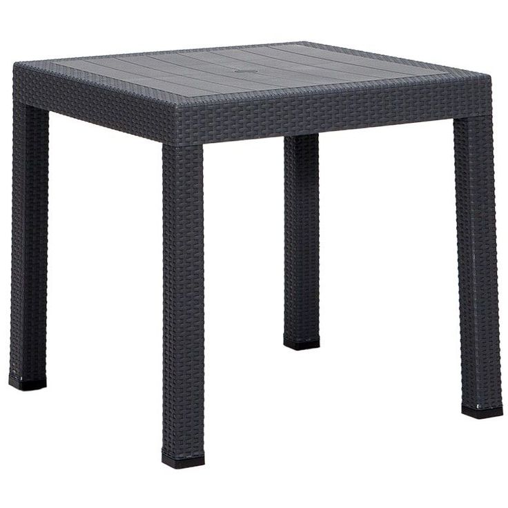 Pöytä Linento Garden Rattan antrasiitti
