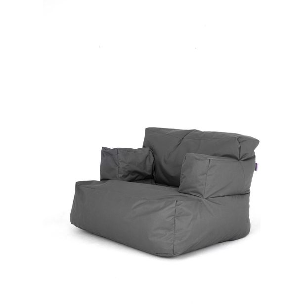 Säkkituoli ulos Linento Garden Relax, harmaa