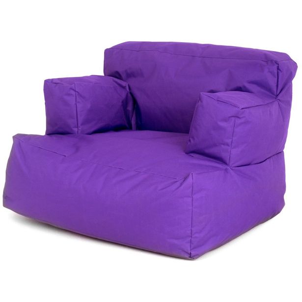 Säkkituoli ulos Linento Garden Relax, violetti