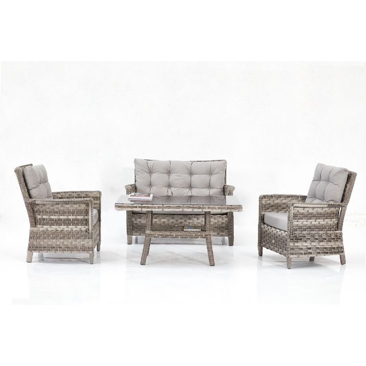 Garden Lounge Set Linento Garden Manila 708 Grey Grey