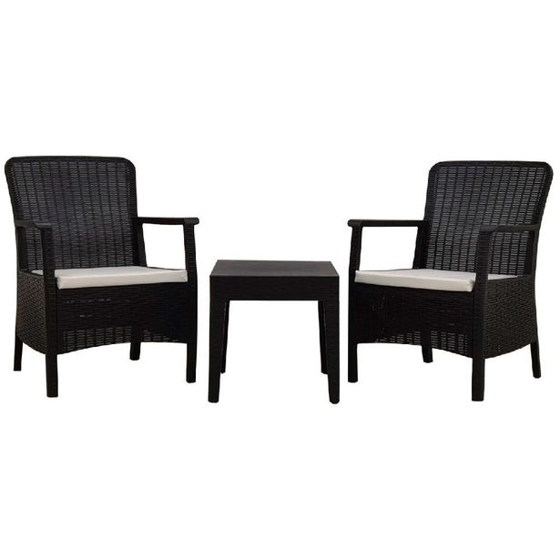 Garden Lounge Set Linento Garden Orlando Anthracite Anthracite