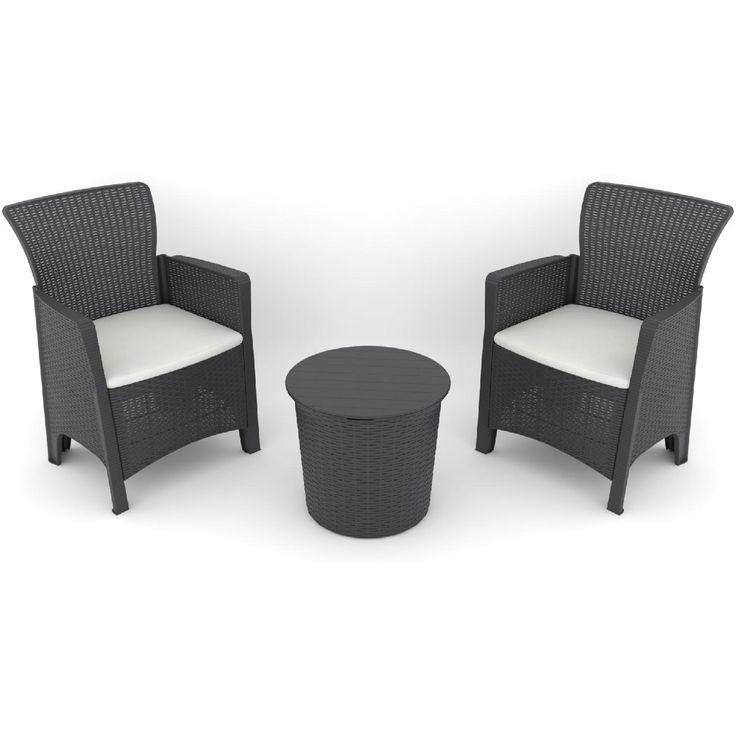 Garden Lounge Set Linento Garden Troya Balcony 2 Anthracite