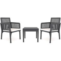 Oleskelusetti Linento Garden Lizbon Balcony, antrasiitti