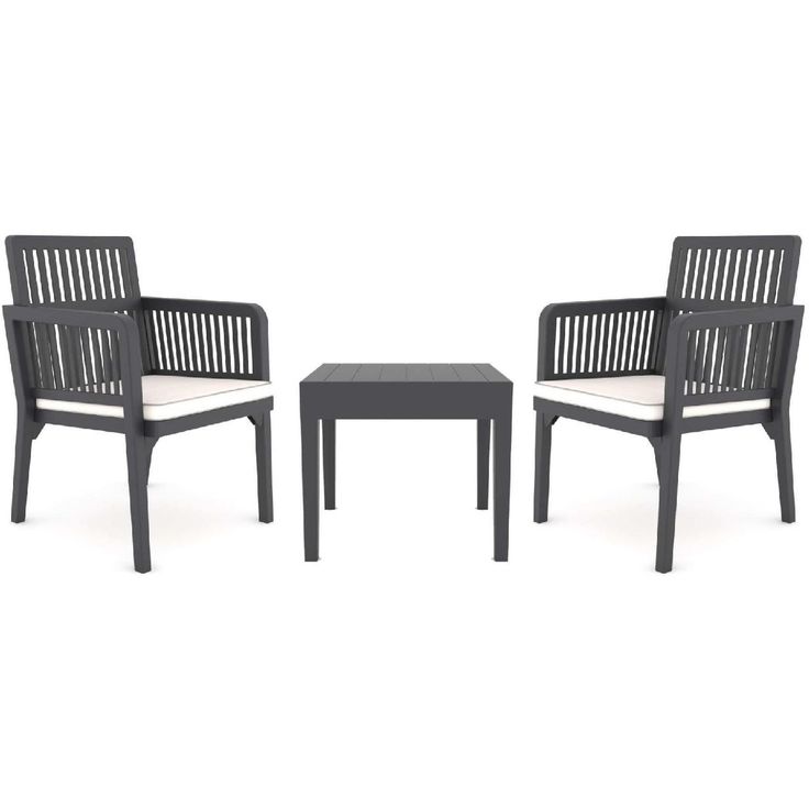 Garden Lounge Set Linento Garden Lizbon Balcony  Anthracite