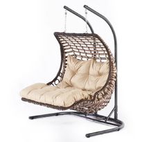 Riipputuoli Linento Garden Bodrum V2, 2-istuttava, beige
