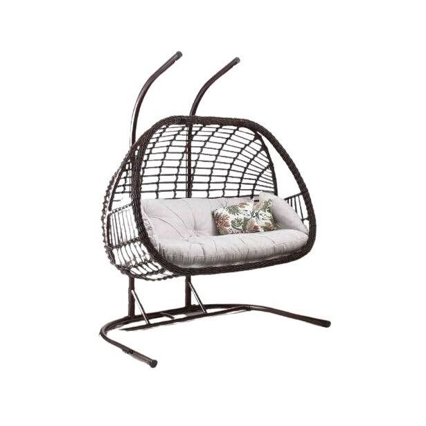 Garden Double Swing Chair Linento Garden Oylat  Cream